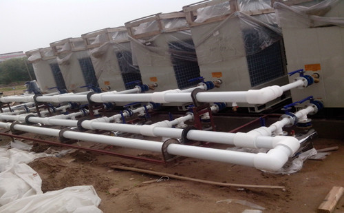 PE-RT電熔管件在中央空調供回水系統(tǒng)使用效果圖