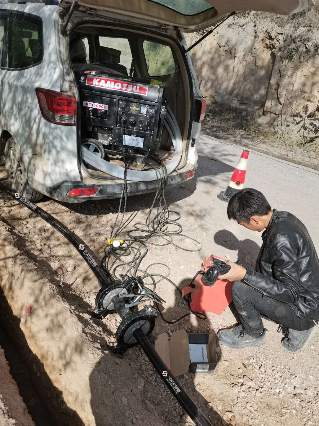 “興紀(jì)龍”埋地燃?xì)鈱Ｓ霉?，對接施工圖